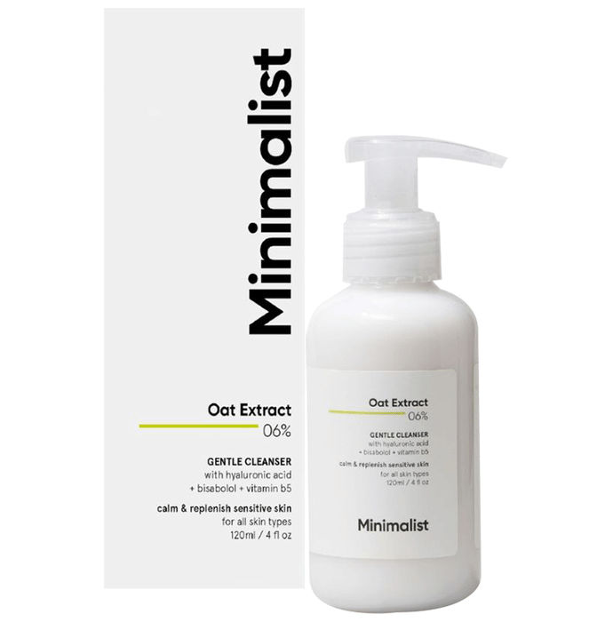 Minimalist Oat Extract 6% Gentle Cleanser for Hyaluronic Acid | For Sensitive Skin
