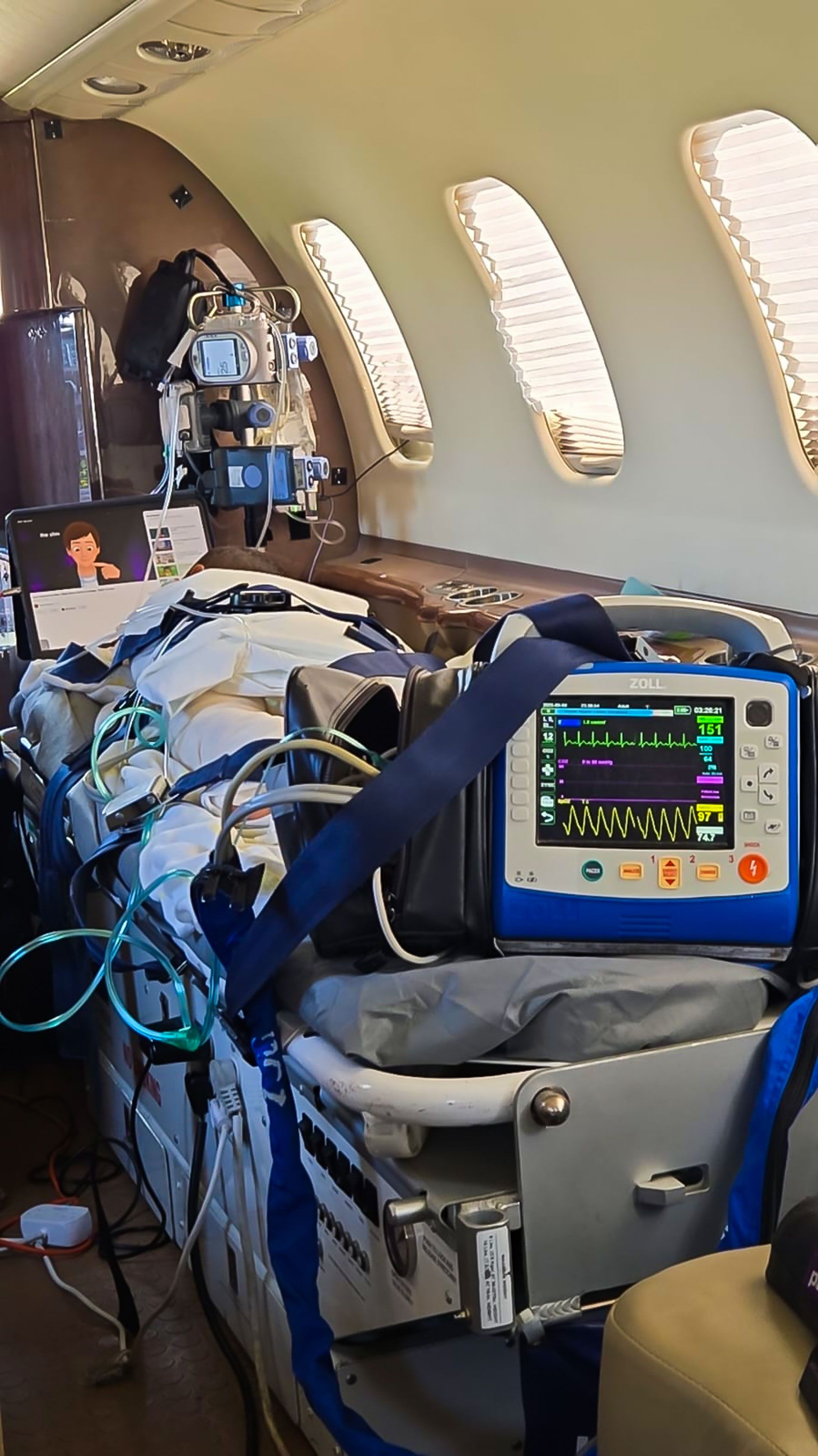 Cross-country and state to state air ambulances