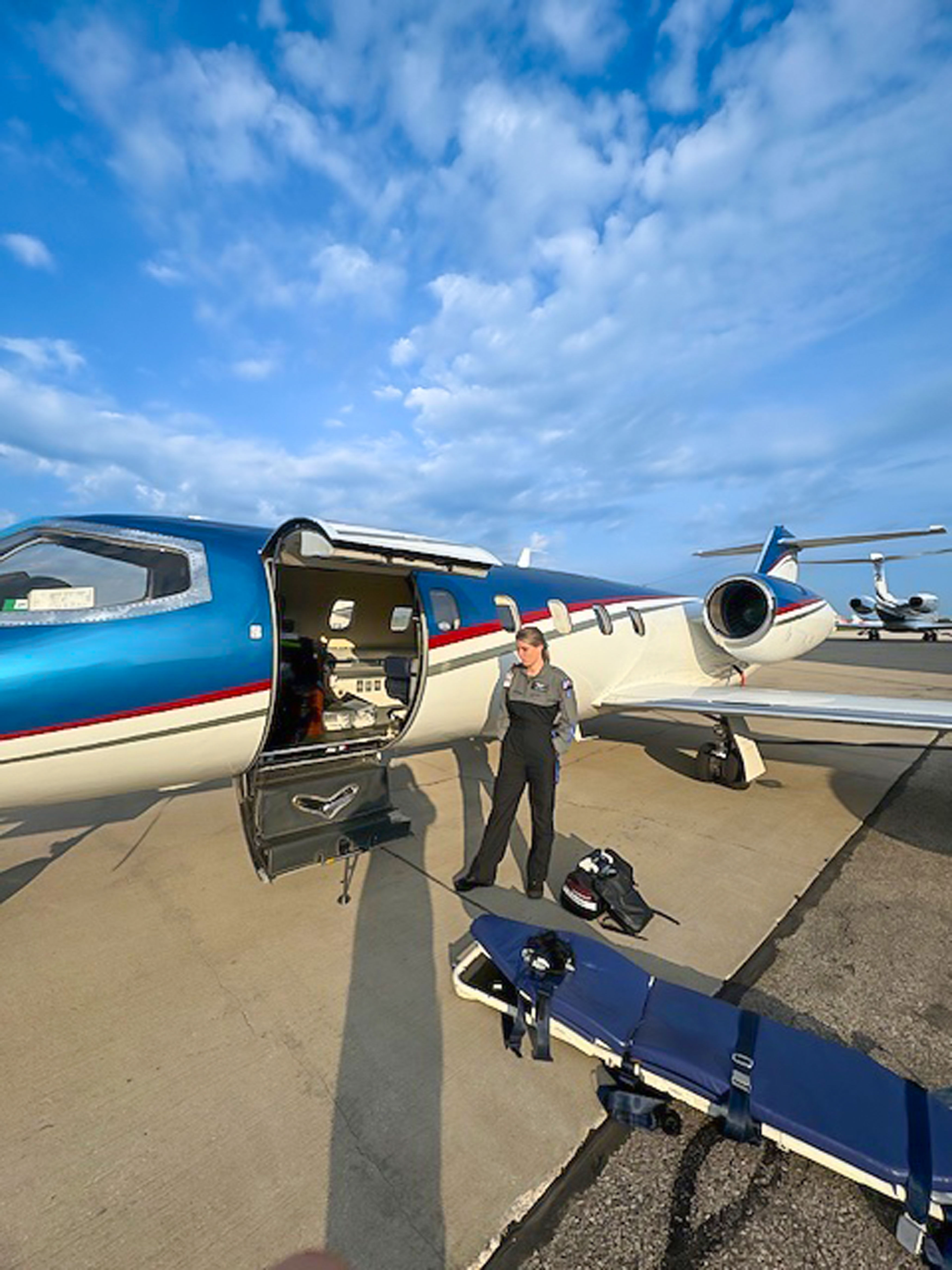 LearJet 45 air ambulance