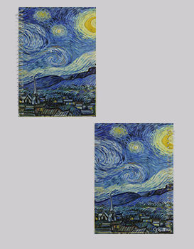 Vincent Van Gogh Moon Painting - A5 Dairy