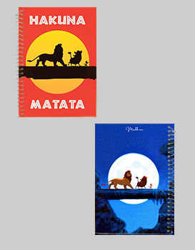 Hakuna Matata Sunset And Moon - A5 Dairy