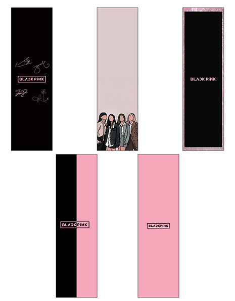 BLACK PINK BOOKMARK SET OF 5