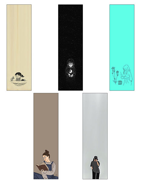 GIRL AESTHETICS BOOKMARK SET OF 5