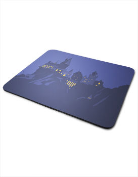 Castle at night Violet - Mousepad