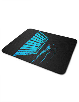 Life Outside Window Blue - Mousepad