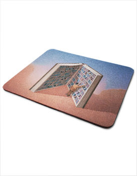 Book in Desert - Mousepad