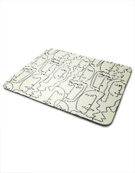 One Line Art - Mousepad