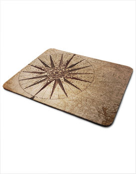 Compass Retro Design - Mousepad