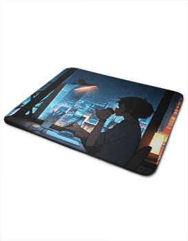 Late Night Awake - Mousepad