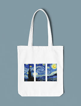 STARRY NIGHTS - BLOCKS - Tote Bag