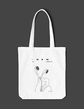 EARPHONES - Tote Bag