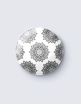 Mandala Art Pattern 6 - Badges