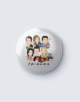 Friends Faces - Badge