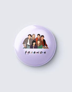 Friends purple - Badge