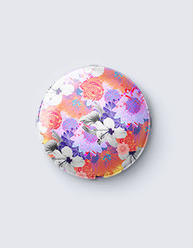 Flowers painting - Badge