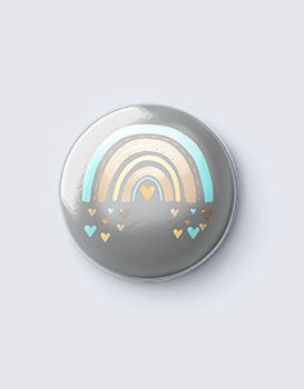 Heart Rainbow - Badge