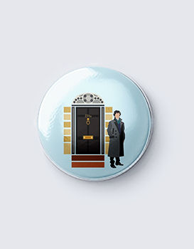 Sherlock Holmes Door - Badge