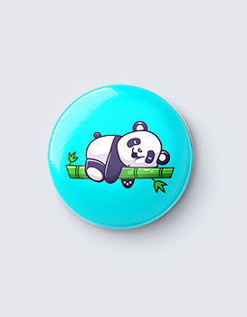 Sleeping Panda - Badge