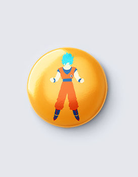 Goku Anime - Badge