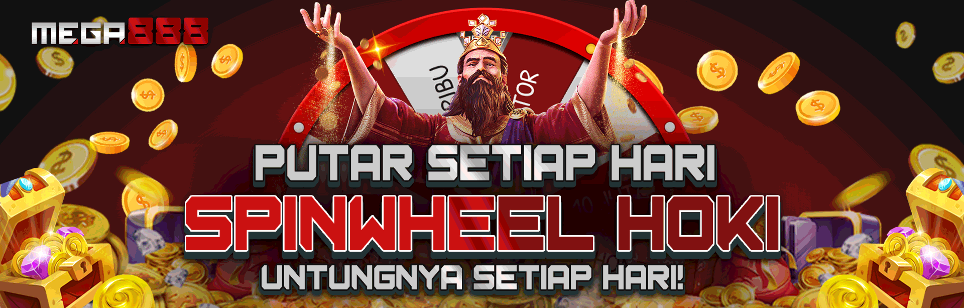MEGA888 - Bonus SpinWheel Hoki