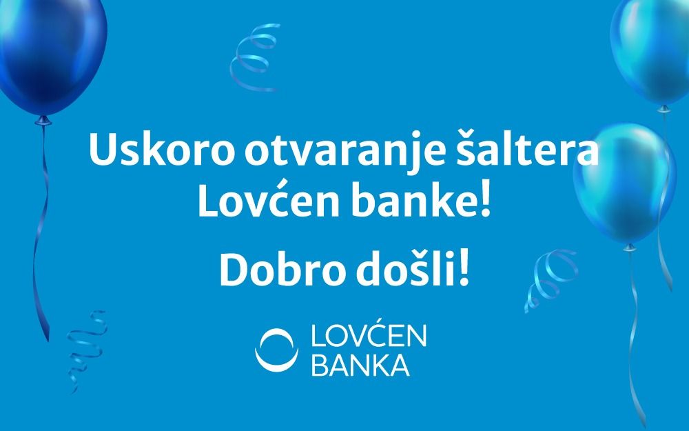 Uskoro otvaranje poslovnice Lovćen banke u Mega Mall-u!