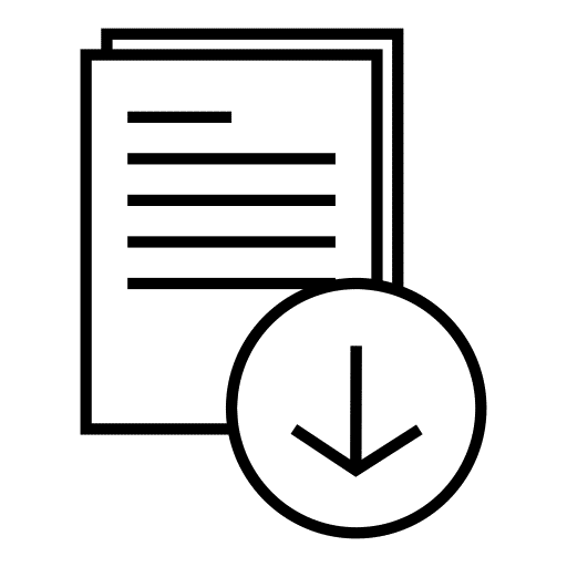 Download document icon