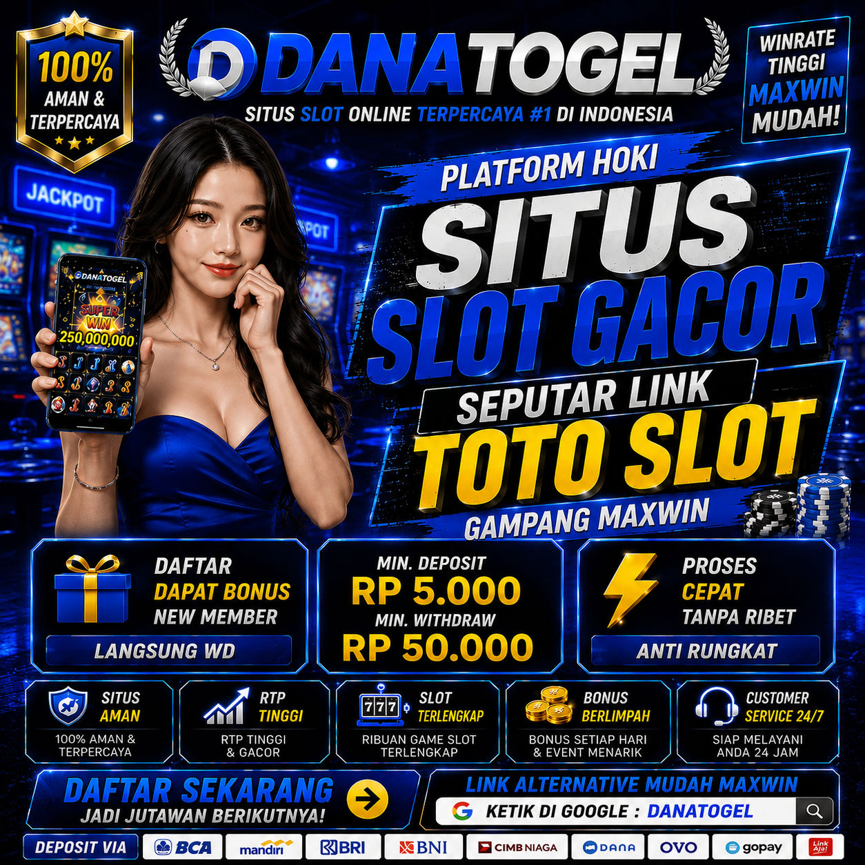 Gacor Nih! DANATOGEL Situs Slot Online Terpercaya Raffi Ahmad 88 Gacor