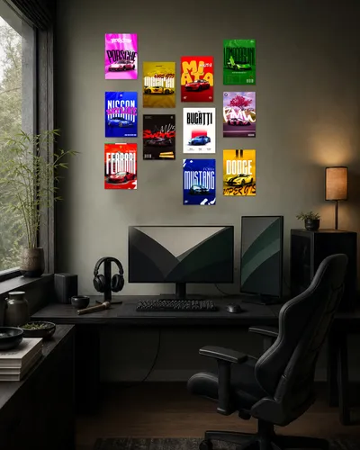 Luxury & Performance Car Poster Collection