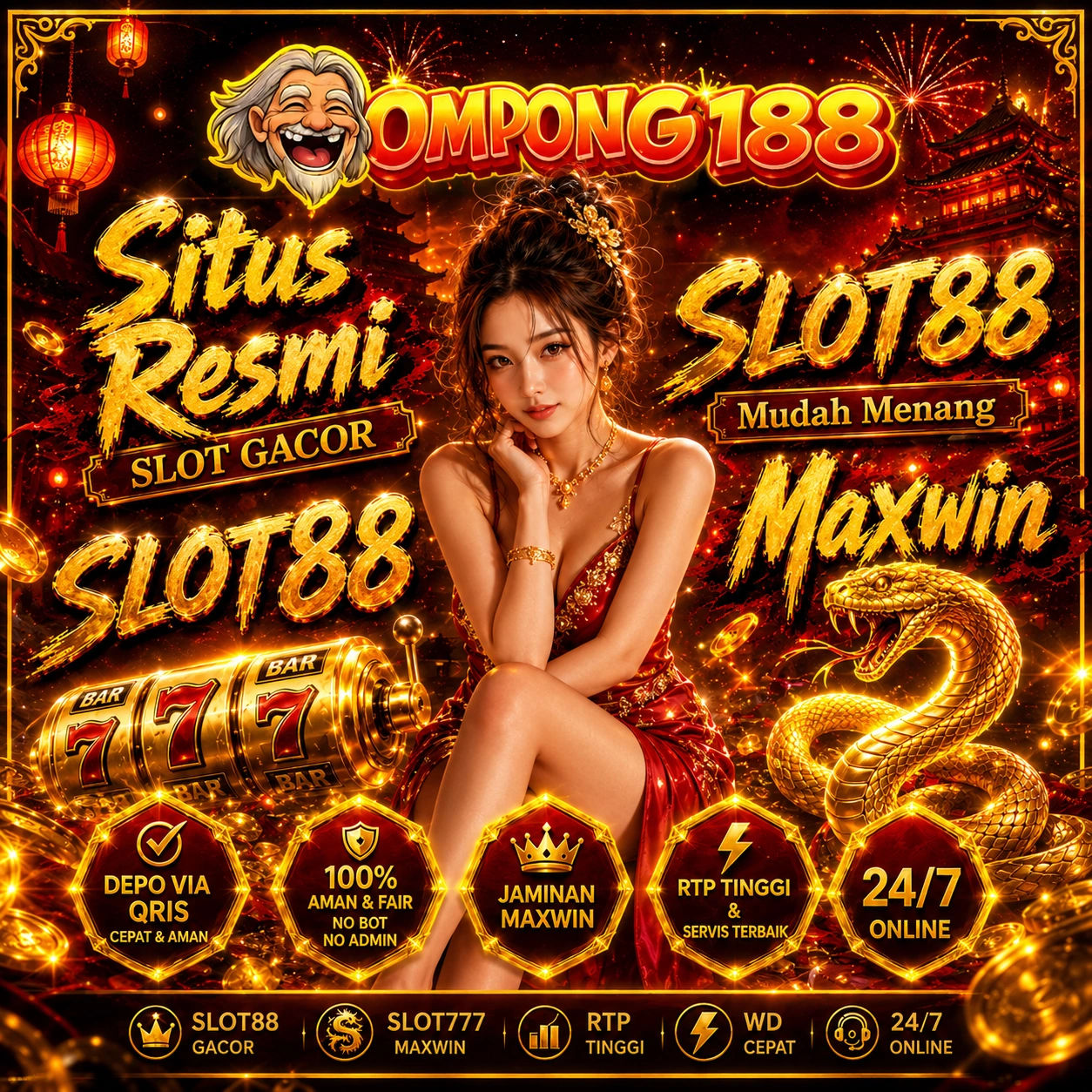 OMPONG188 | Situs Login Slot Gacor Maxwin Malam Ini Link Slot88 Berlisensi Server Thailand