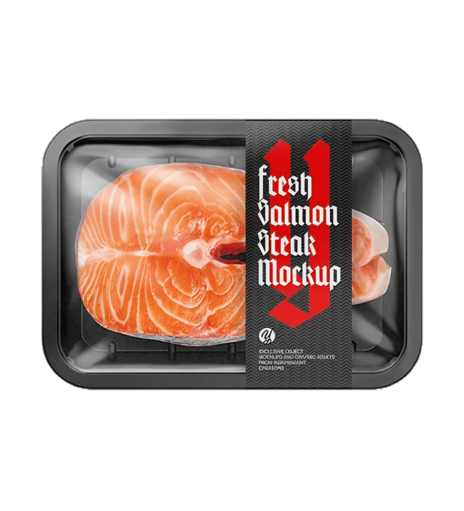 Atlantic Salmon Steaks — Bone In, Tray Packed