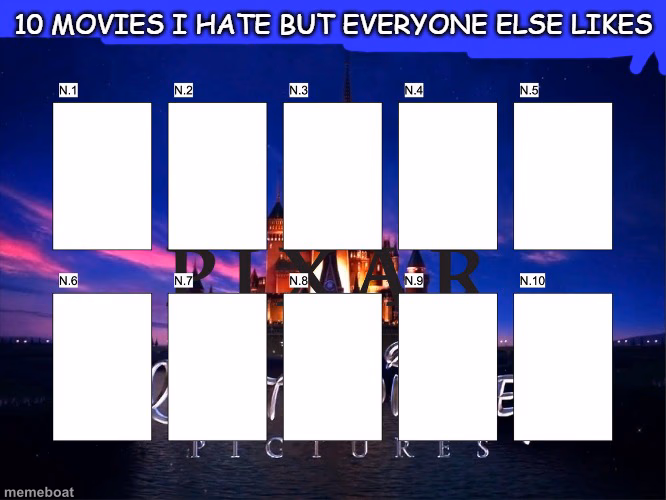 10 movies i hate but everyone else likes - meme generator image preview