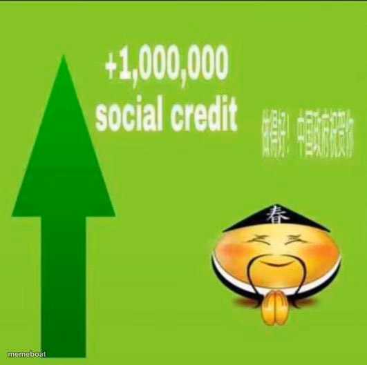 +1000000 social credit - meme generator image preview