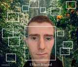 13 Faces Detected
