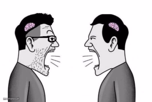 2 Small Brain man - meme generator image preview