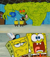 2 spongebobs monster