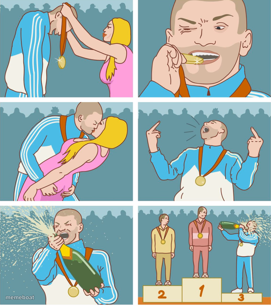 3rd Place Celebration - meme generator image preview