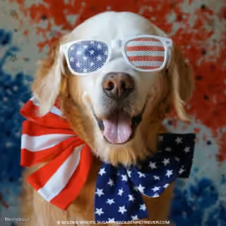 4th of July Dog
