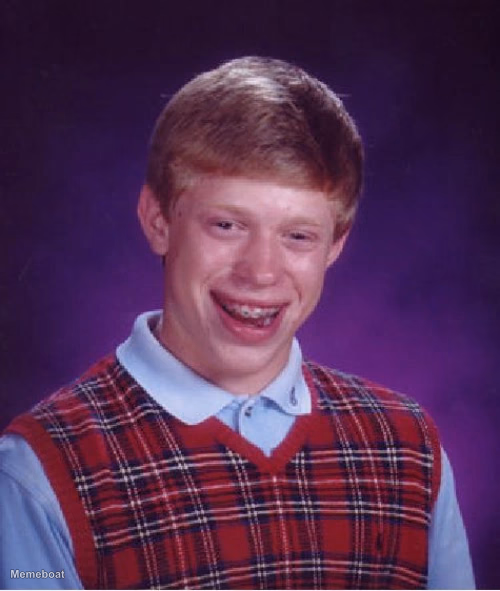 Bad Luck Brian - meme generator image preview