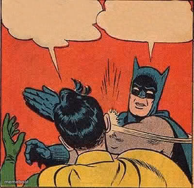 Batman Slapping Robin - meme generator image preview