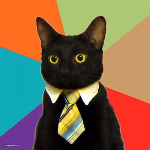 Business Cat - meme generator image preview