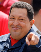 Hugo Chavez Pointing