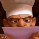Chef Skinner Reading a Letter - meme generator image preview