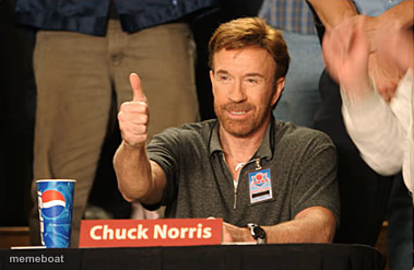 Chuck Norris Approves - meme generator image preview