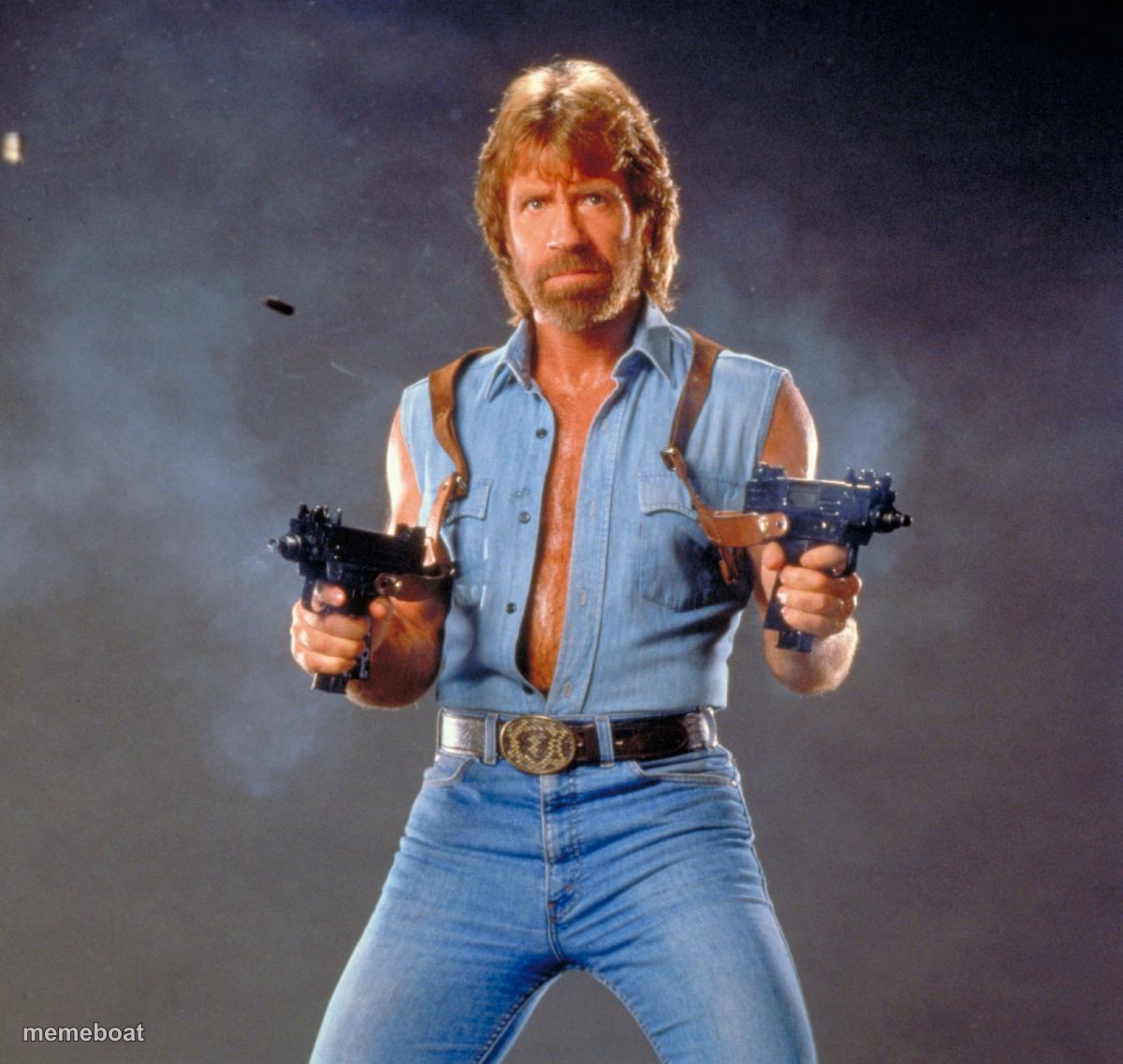 Chuck Norris Guns - meme generator image preview