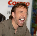 Chuck Norris Laughing