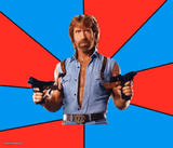 Chuck Norris With Guns