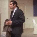 Confused John Travolta Pulp Fiction - meme generator image preview