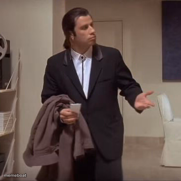 Confused Travolta - meme generator image preview