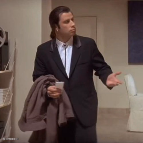 Confused Travolta - meme generator image preview