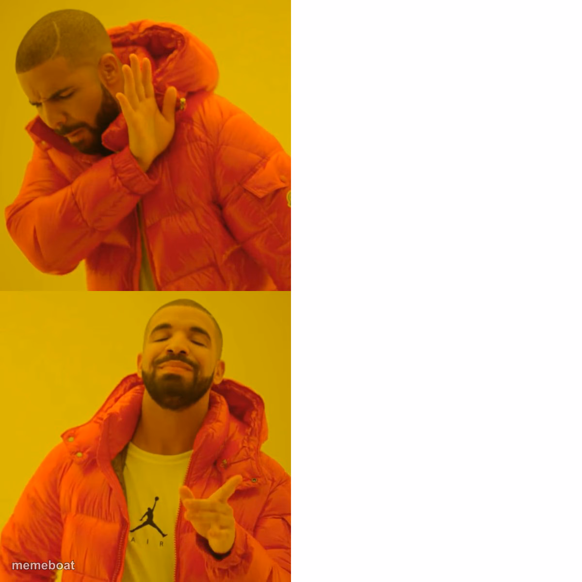 Drake Hotline Bling - meme generator image preview
